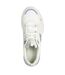Baskets Skech-air Dynamight Femme Blanc Cassé Violet Skechers-3