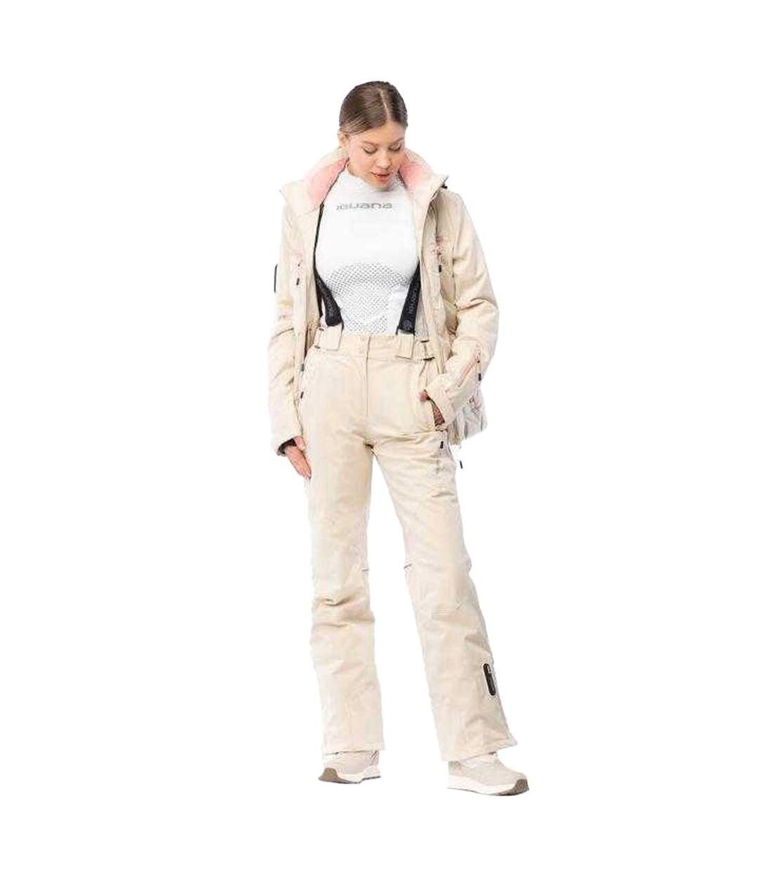 Pantalon De Ski Boreta Femme Beige Iguana-1
