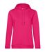 Sweat À Capuche Inspire Femme Rose Magenta B&C-1
