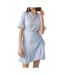Robe bleu clair femme vero moda henna - m-1