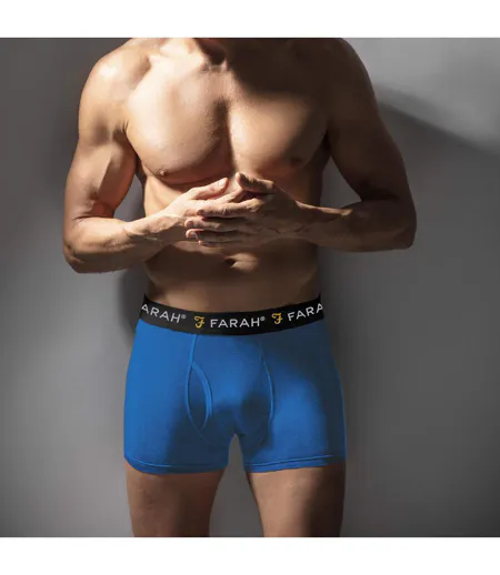 Farah - Lot de 7 Caleçons Homme Coton Respirant Confort - Collection Chander