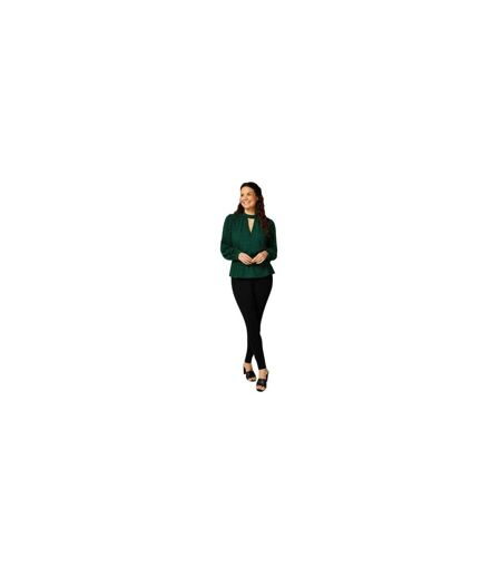 Blouse Motif/style Texturé Femme Vert Noir Biba