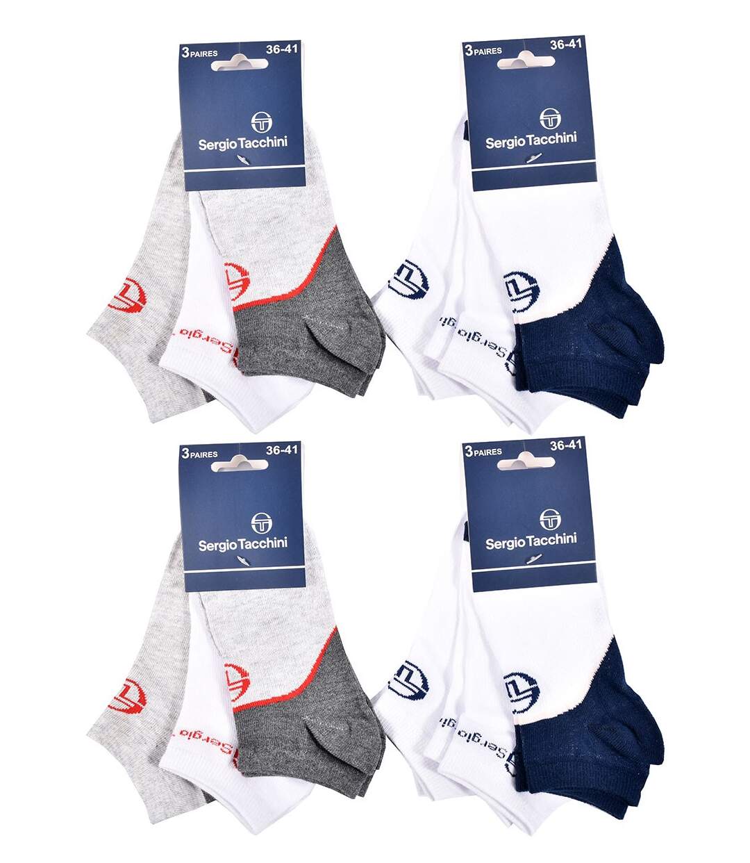 SERGIO TACCHINI - Pack de 3 chaussettes - multicolore Couleur Gris