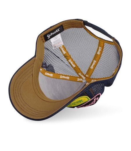 Casquette trucker avec filet Schott Denim Vondutch