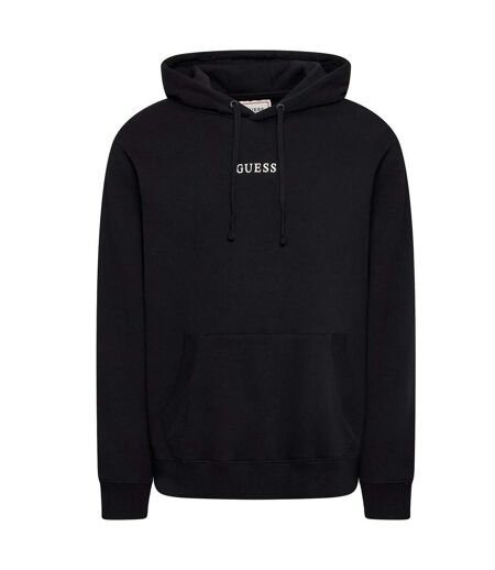 Sweat À Capuche Motif/style Logo Homme Noir Vif Guess