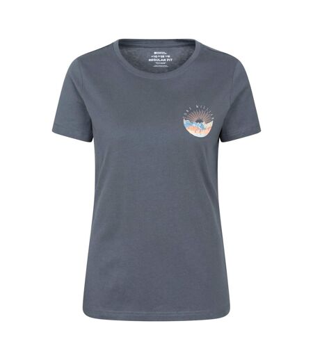 T-shirt Motif/style Anneaux De Croissance D´un Arbre Fort William Femme Bleu Foncé Mountain Warehouse