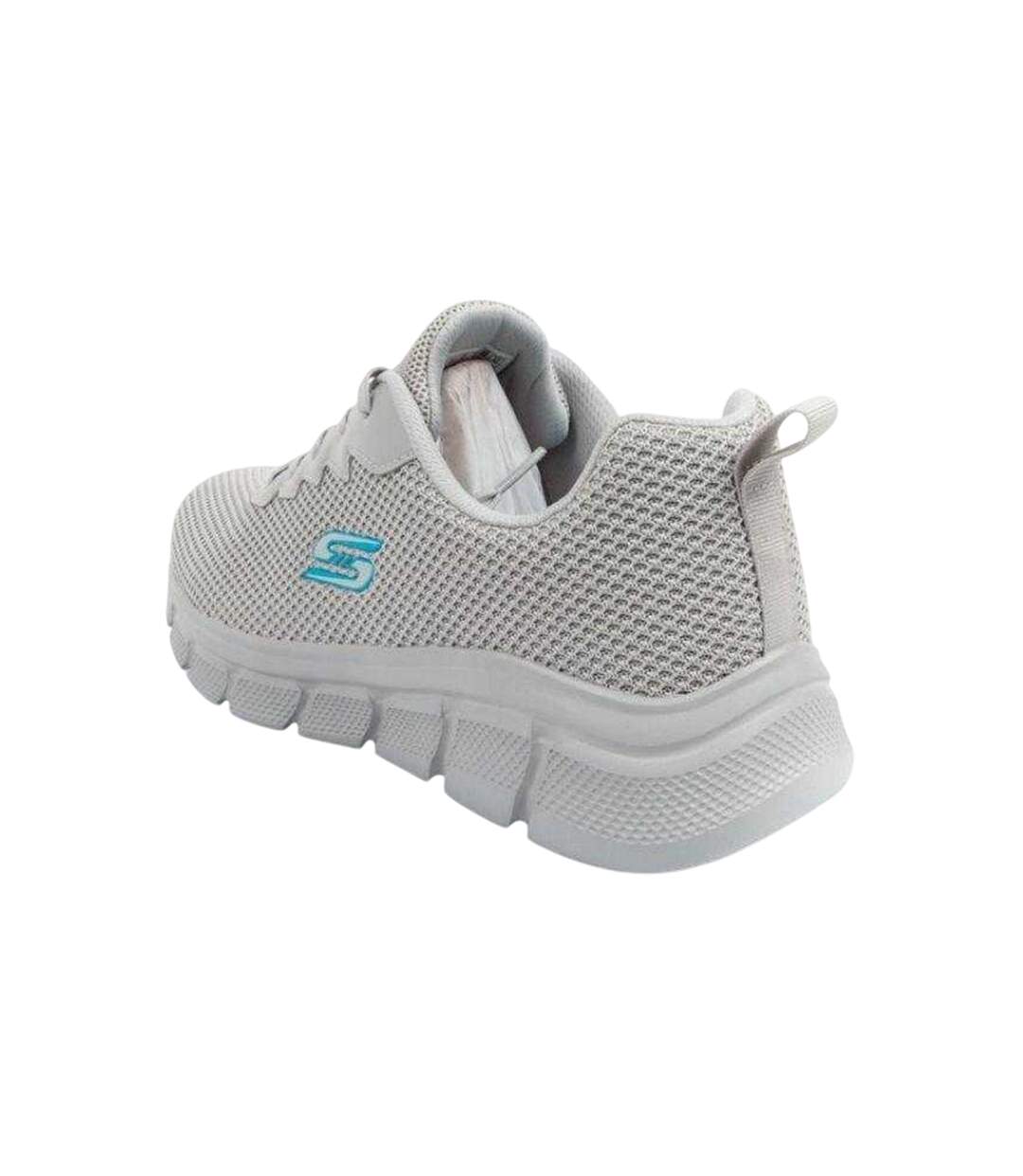 Baskets Bobs B Flex Chill Edge Homme Gris Argent Gris Skechers-2