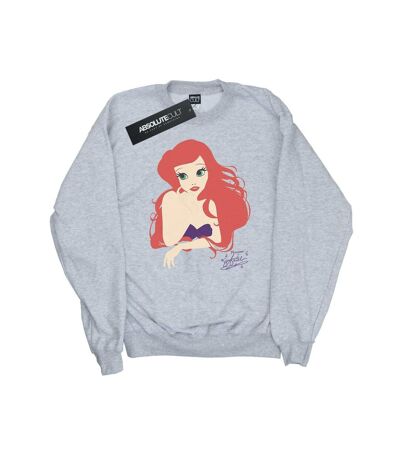 Disney Princess - Sweat ARIEL SILHOUETTE - Femme (Gris chiné) - UTBI10063