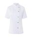 Womens/ladies Greta Chef Jacket White Karlowsky-1