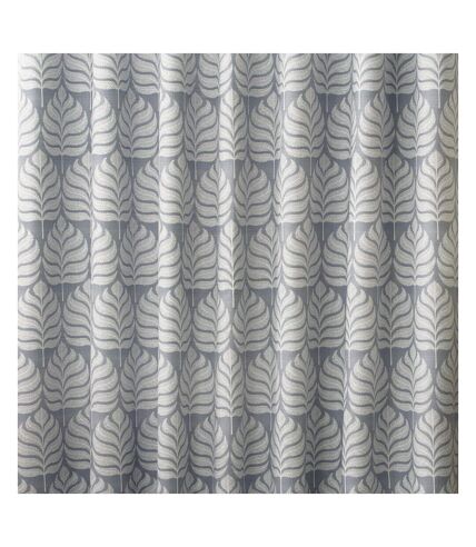 Horto eyelet curtains 90in x 54in blue Paoletti