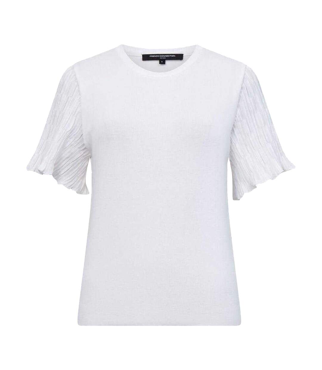 Womens/ladies Krista Regular T-shirt White French Connection-2