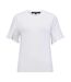 Womens/ladies Krista Regular T-shirt White French Connection-2