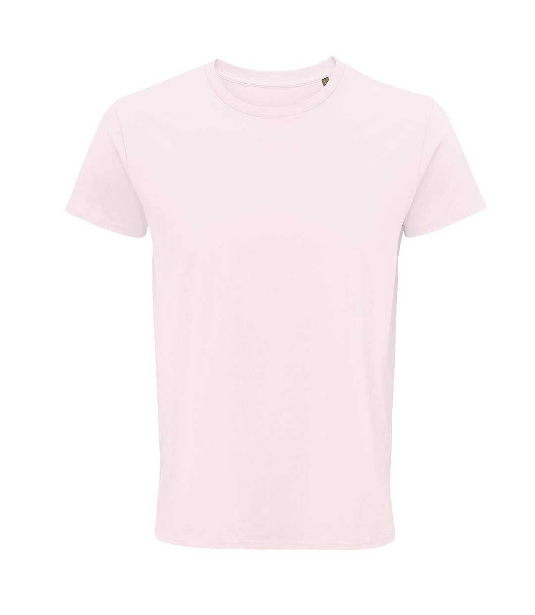 Mens crusader organic t-shirt pale pink SOLS-1
