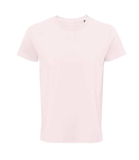 Mens crusader organic t-shirt pale pink SOLS