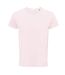 Mens crusader organic t-shirt pale pink SOLS