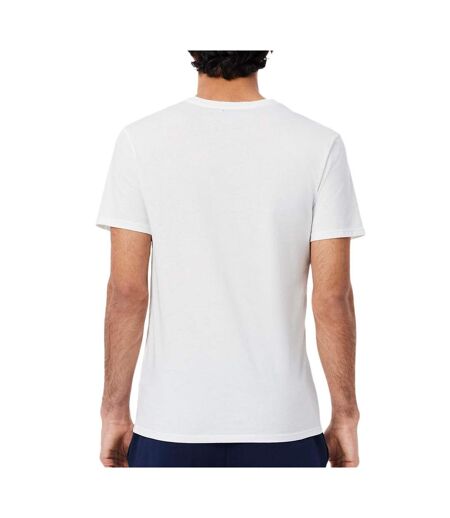 X3 t-shirts blanc/gris/noir homme lacoste th9007 - l