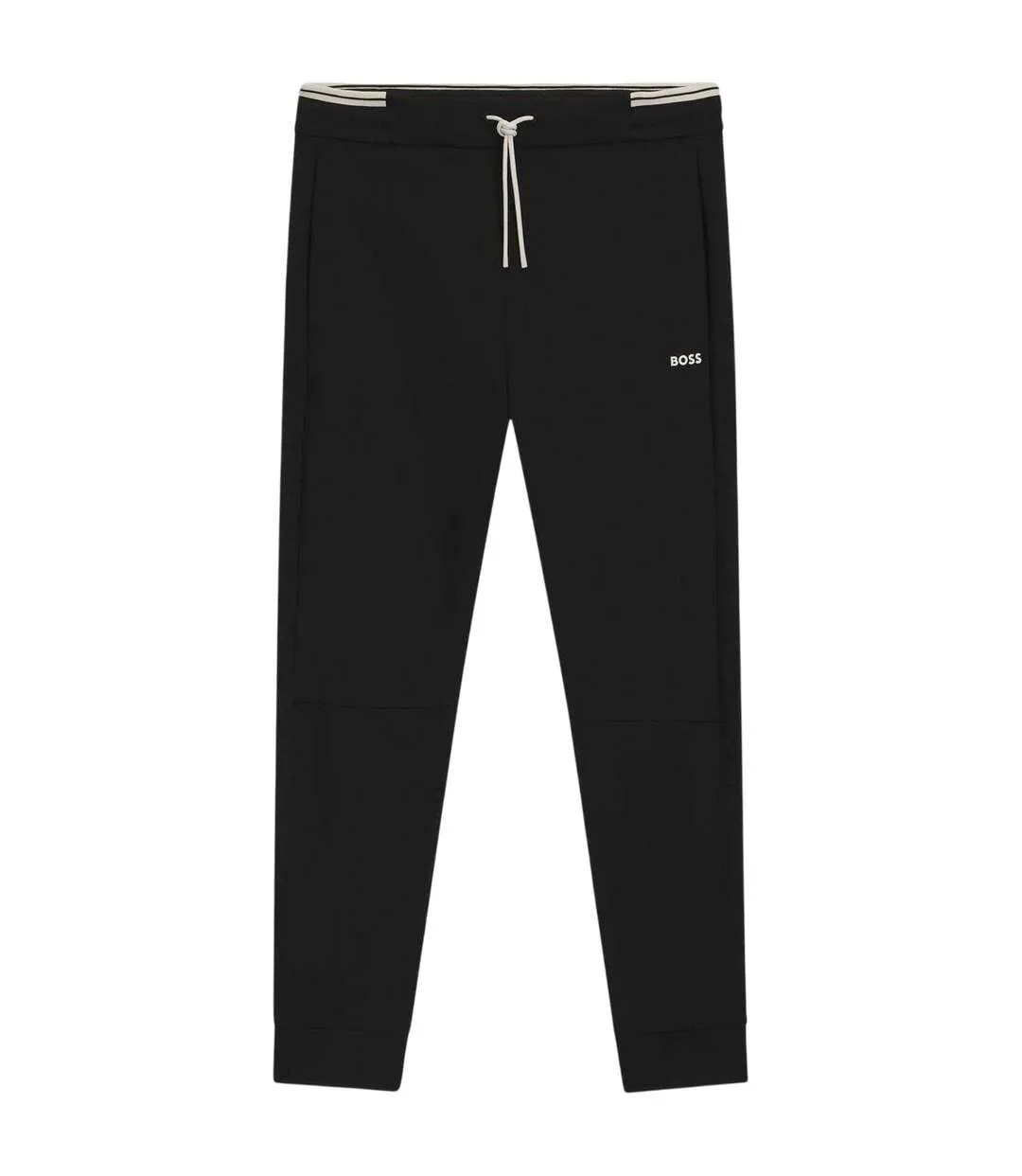 Mens Hbg Zone Tapered Jogging Bottoms Black Boss-1