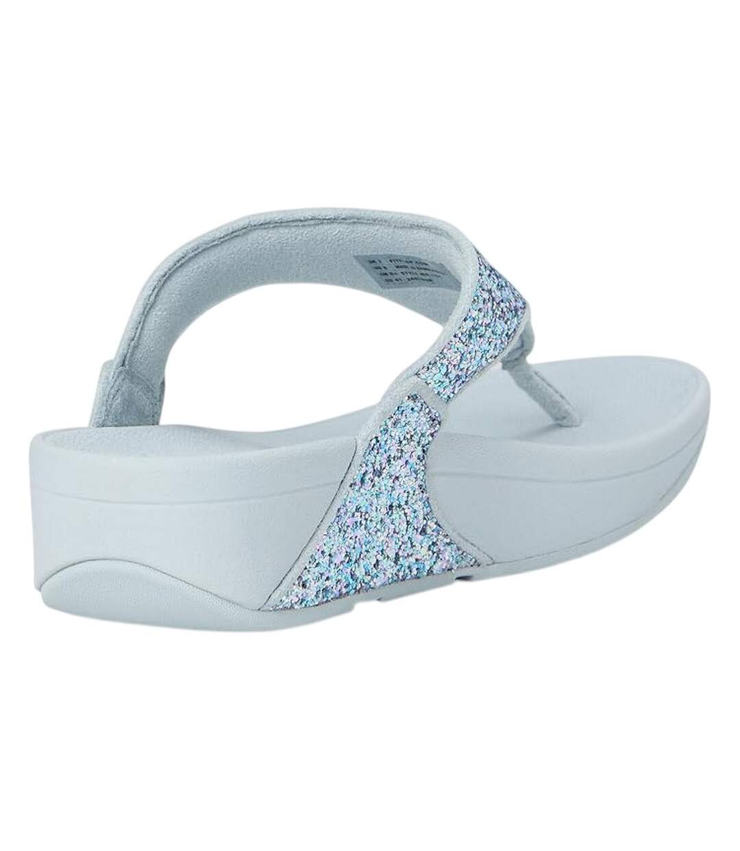 Womens/ladies Glitter Toe Post Sandals Quiet Blue FitFlop-3