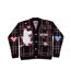 Unisex Adult In Love Checked 80th Cardigan Black Moomin-2