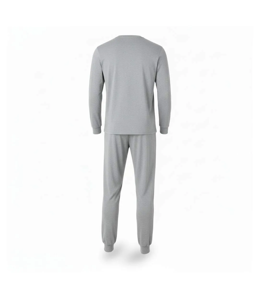 OZABI Pyjama Homme Doublé Polaire Print Brodé-3