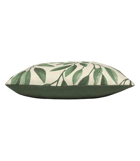 Laurel botanical cushion cover one size forest green Paoletti