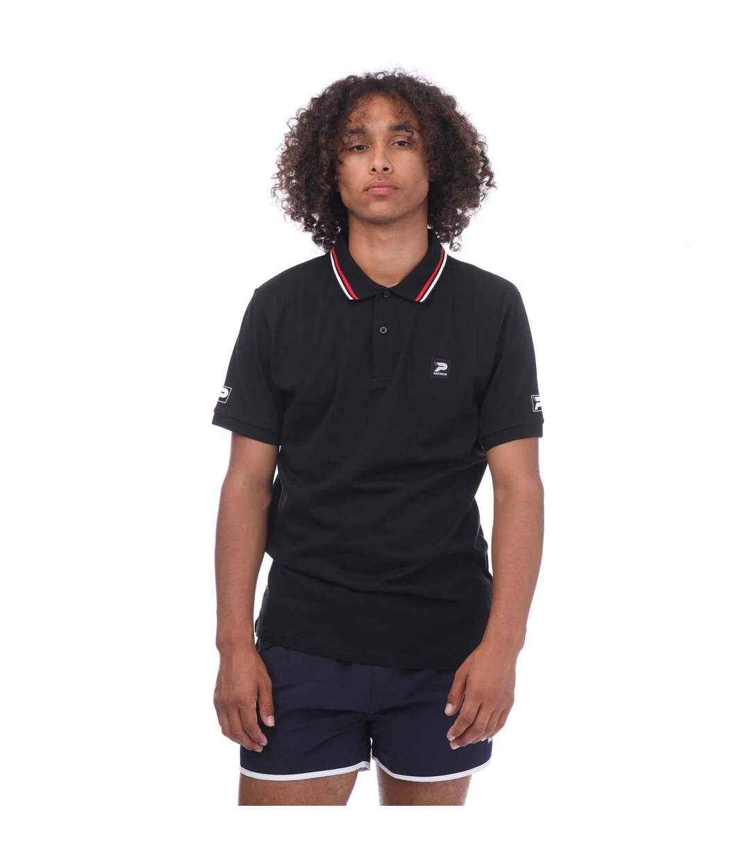 Unisex Adult Grenoble Polo Shirt Black Patrick-1