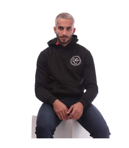 Mens Macksony Graphic Hoodie Black Duck And Cover