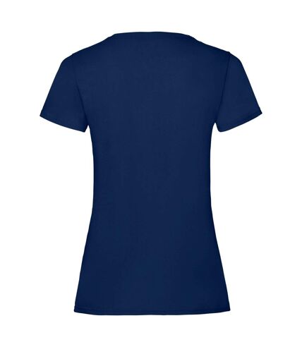 Fruit Of The Loom Ladies/Womens Lady-Fit Valueweight Short Sleeve T-Shirt (Pack (Navy)