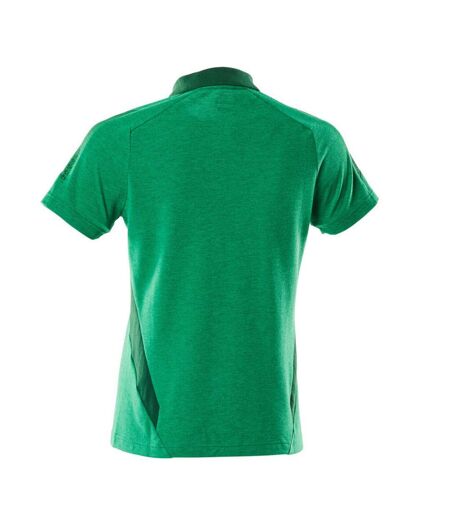 Womens/ladies Accelerate Polo Shirt Grass Green Green Mascot