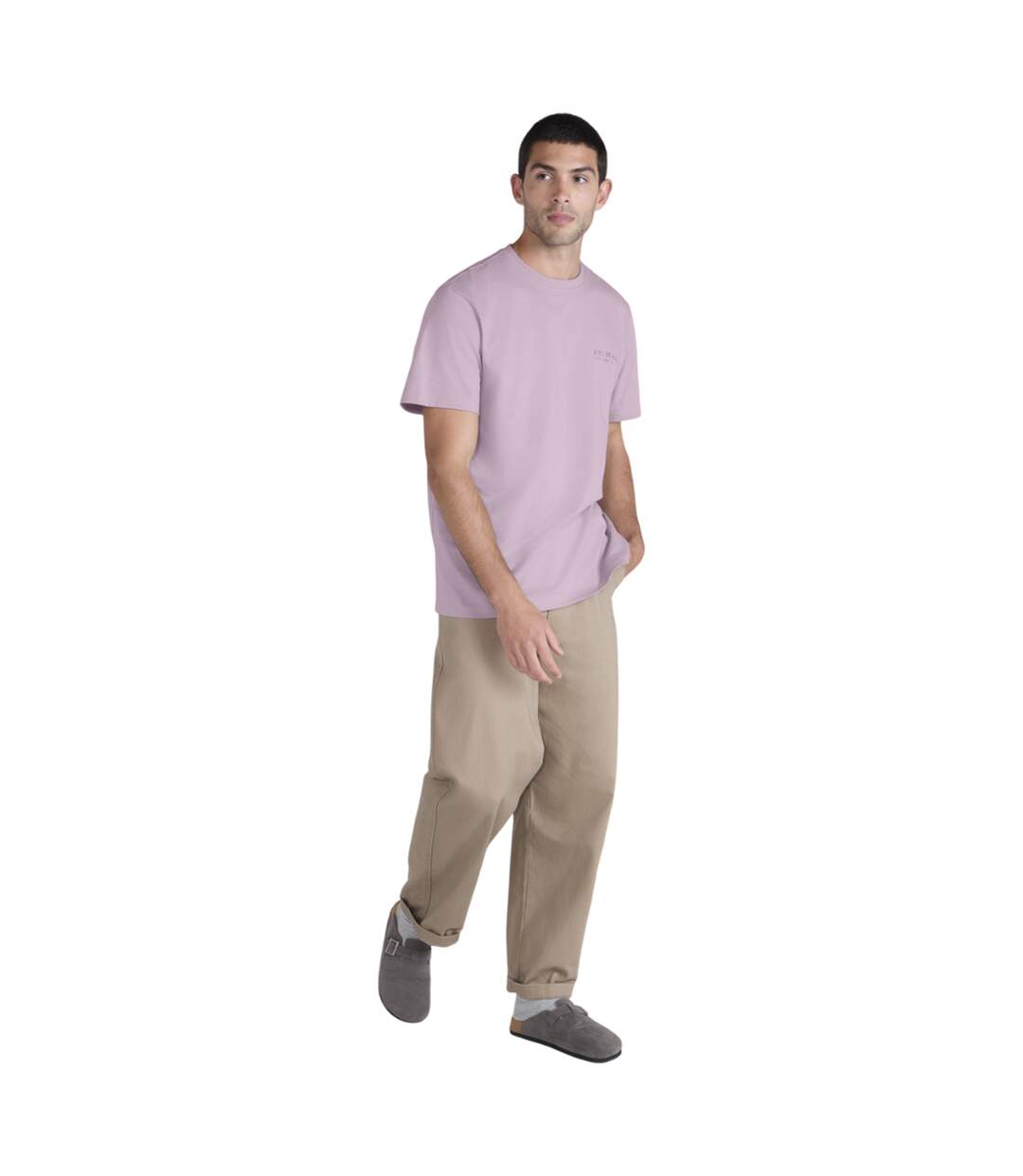T-shirt Chase Homme Rose Foncé Animal-1