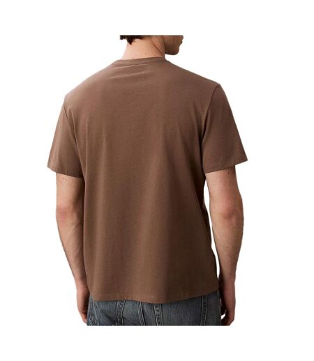 T-Shirt marron homme calvin klein jeans hero