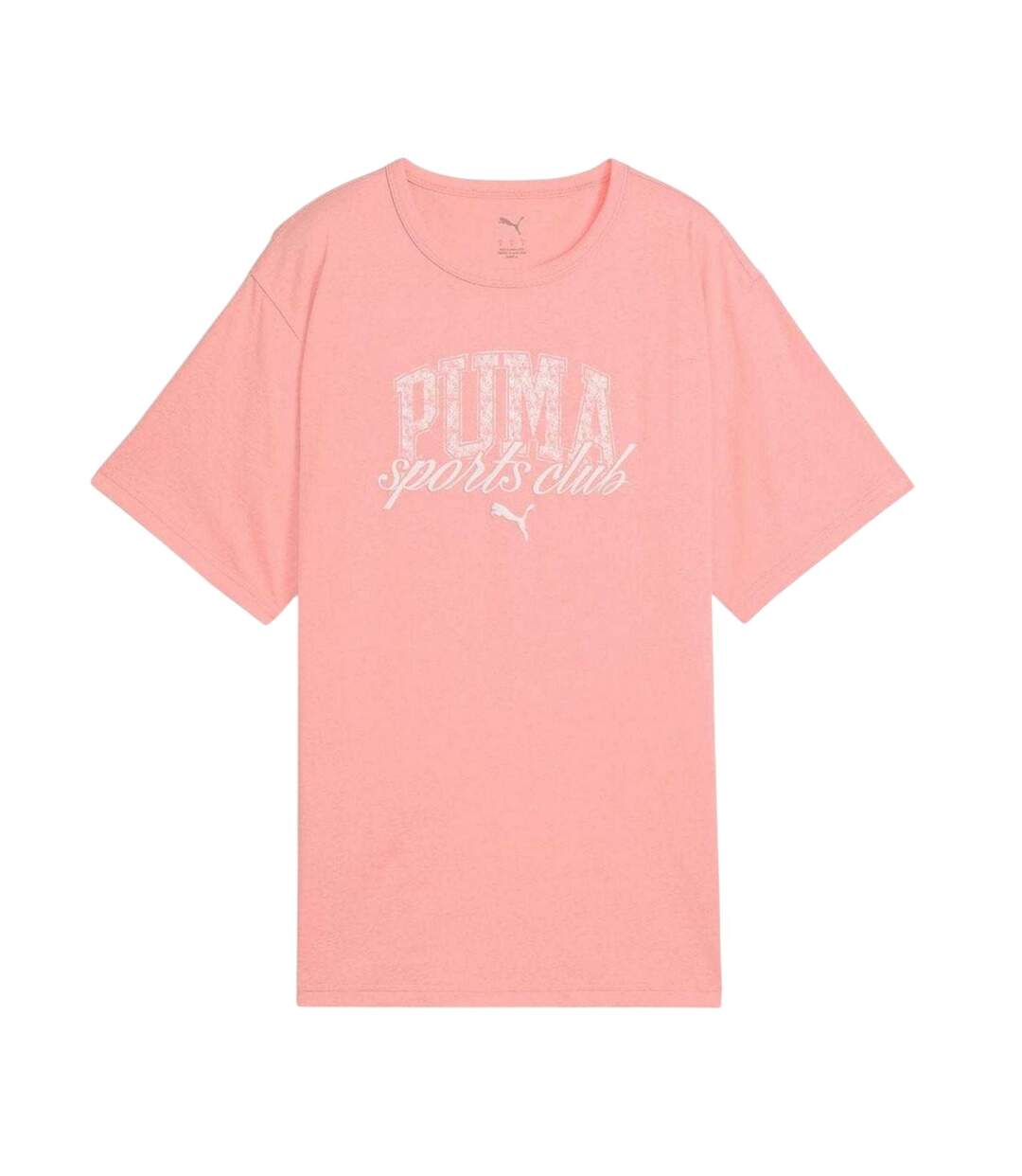 T-shirt Motif/style Logo Femme Rose Puma-2