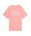 T-shirt Motif/style Logo Femme Rose Puma-2