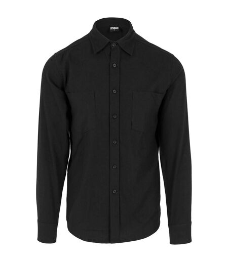 Chemise Motif/style À Carreaux Homme Noir Urban Classics