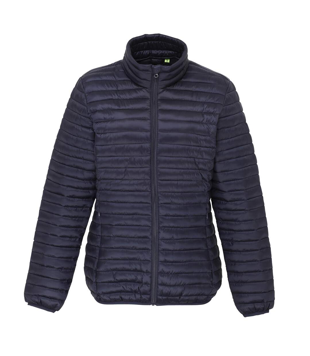 2786 Womens/Ladies Tribe Hooded Fineline Padded Jacket (Navy)