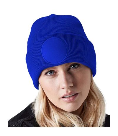 Circular Patch Beanie Bright Royal Beechfield