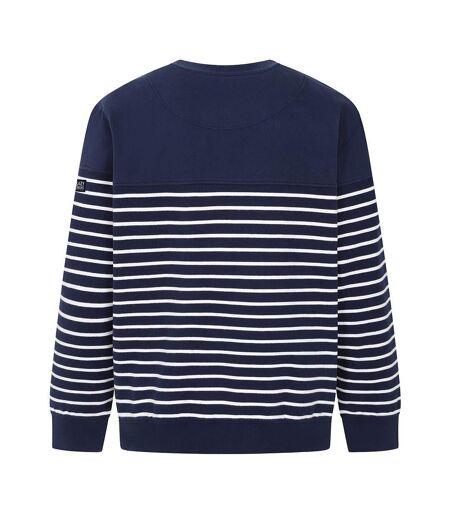 Sweat Motif/style Rayé Femme Bleu Mer Lazy Jacks