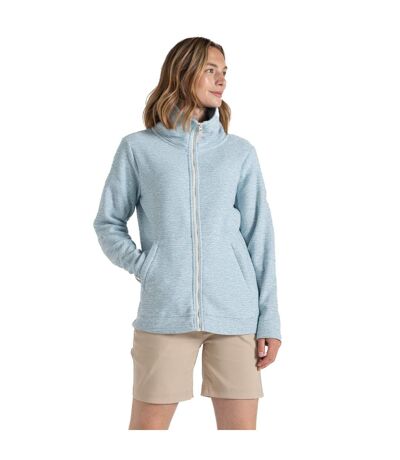 Womens/ladies Aio Full Zip Fleece Jacket Sky Blue Craghoppers