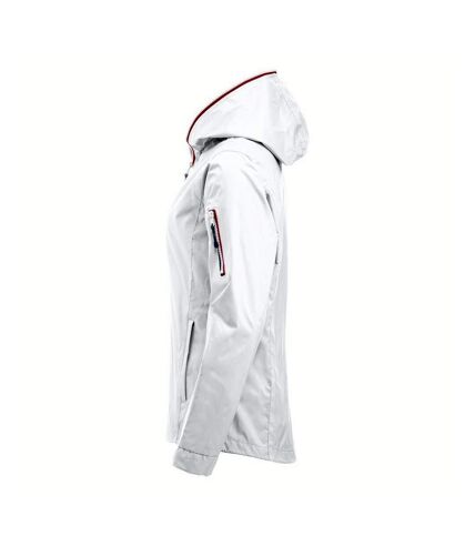 Clique Womens/Ladies Seabrook Hooded Jacket (White) - UTUB120