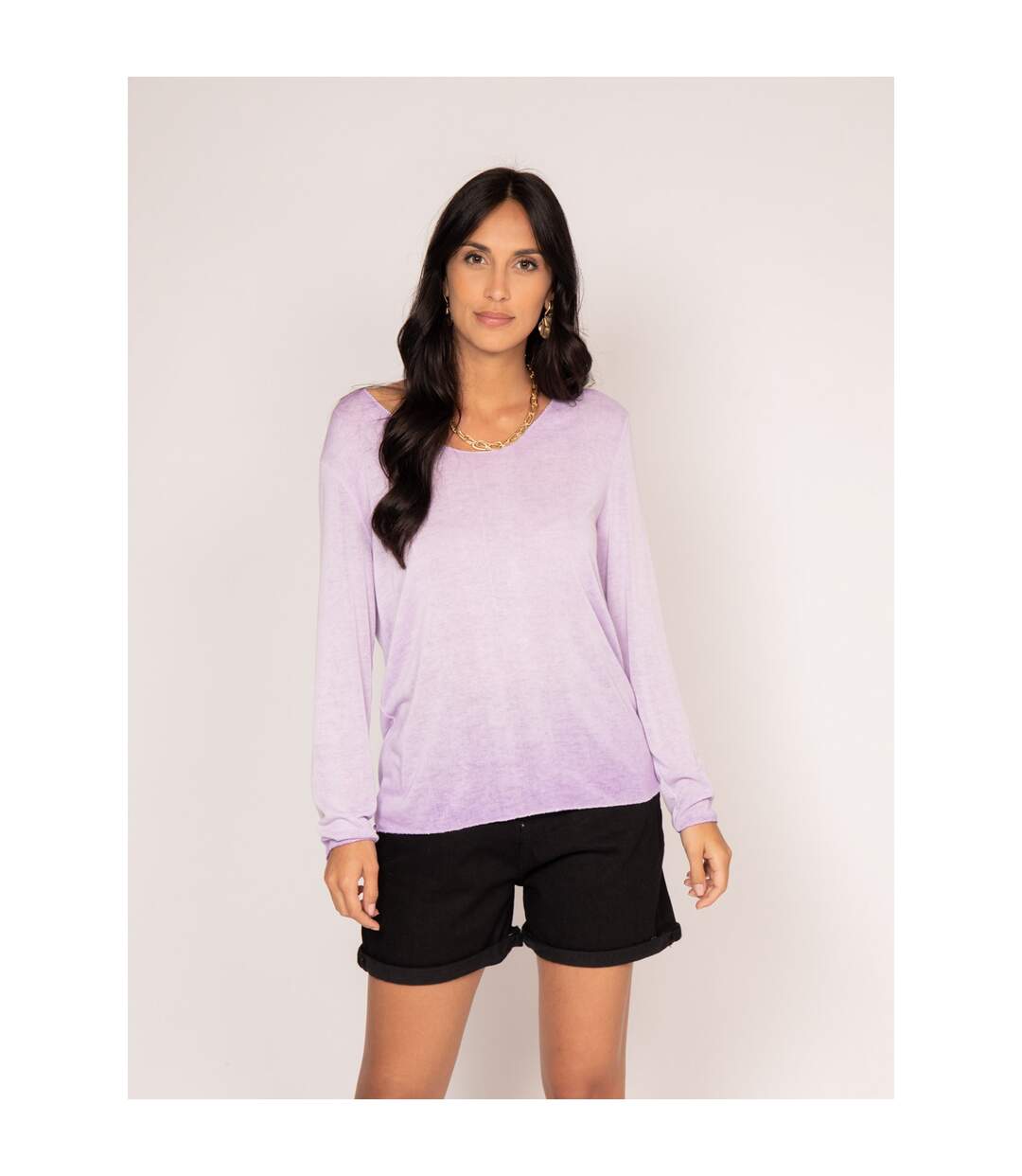 Pull fin col rond FREDO - Dona X Lisa-1