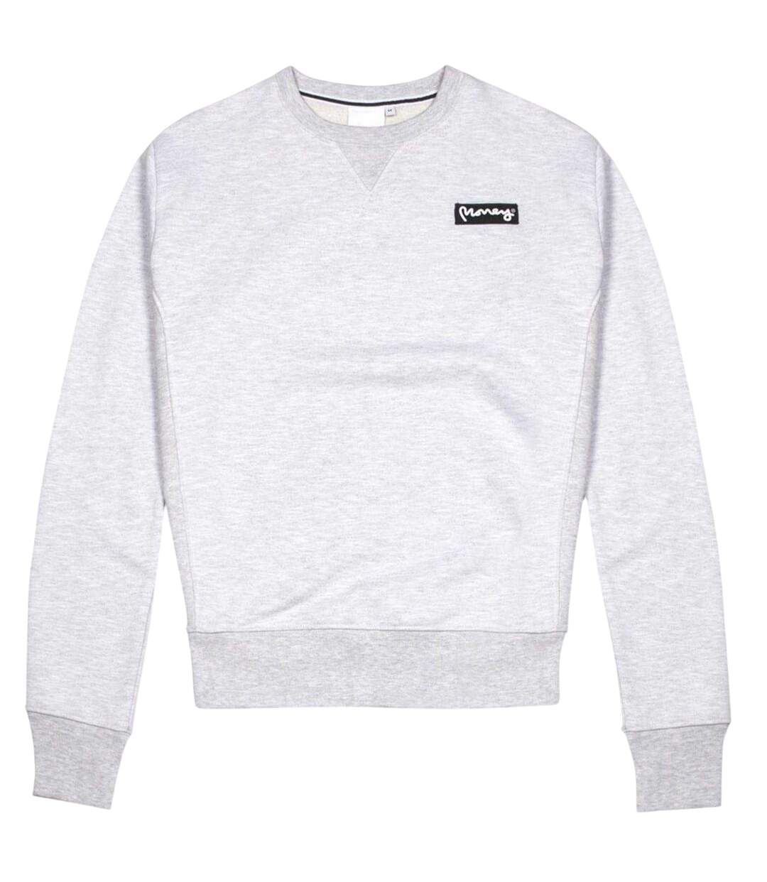 Mens Super Logo Sweatshirt White Money-1