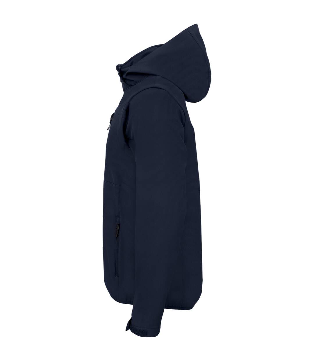 Veste Softshell Manches Amovibles Classic Adulte Bleu Marine Foncé Clique-3