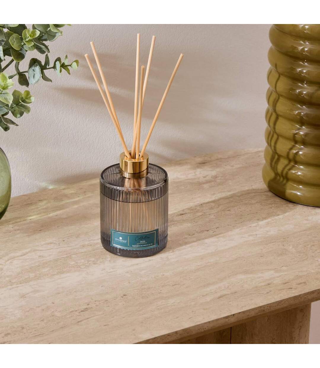 Diffuseur de Parfum en Verre Albie 150ml Bois de Oud-3