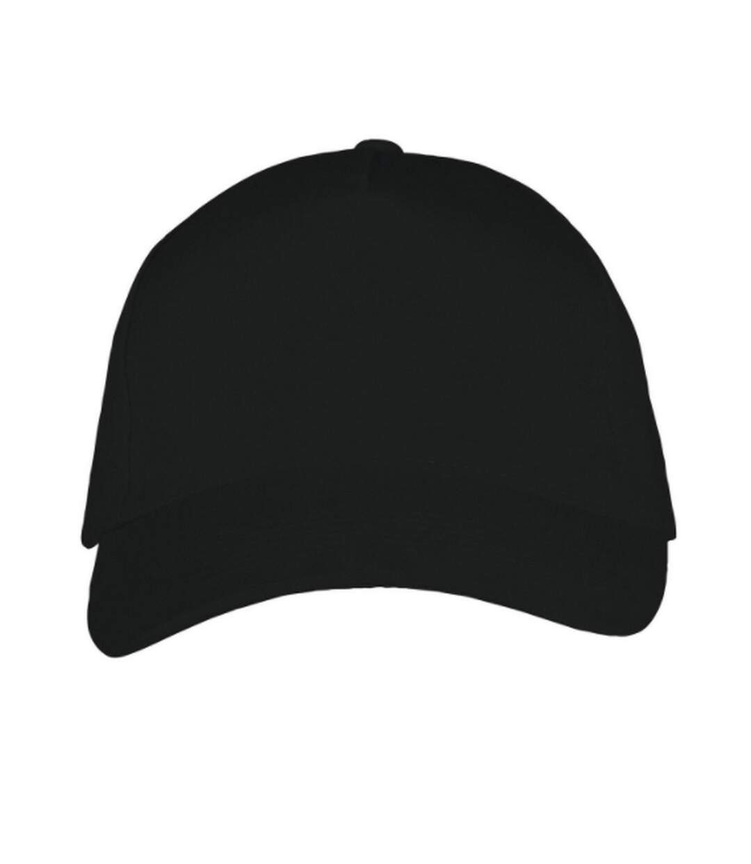 SOLS Unisex Long Beach Cap (Black) - UTPC2700-3