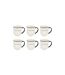 Lot de 6 Mugs Alix 38cl Blanc & Noir-1
