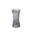 Vase Déco en Verre Cintré 25cm Gris