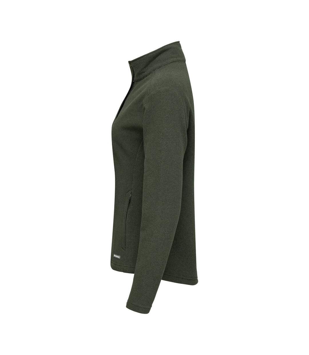 Womens/ladies Hunts Point Fleece Jacket Ivy Green Cutter & Buck-4