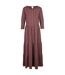 Womens/ladies hague tiered casual dress mulberry Trespass