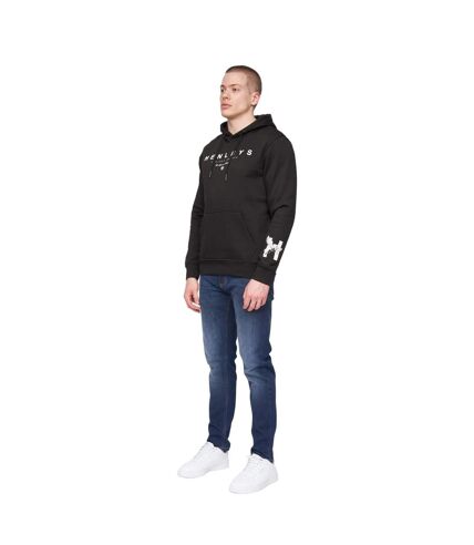 Sweat à capuche hentyme homme noir Henleys