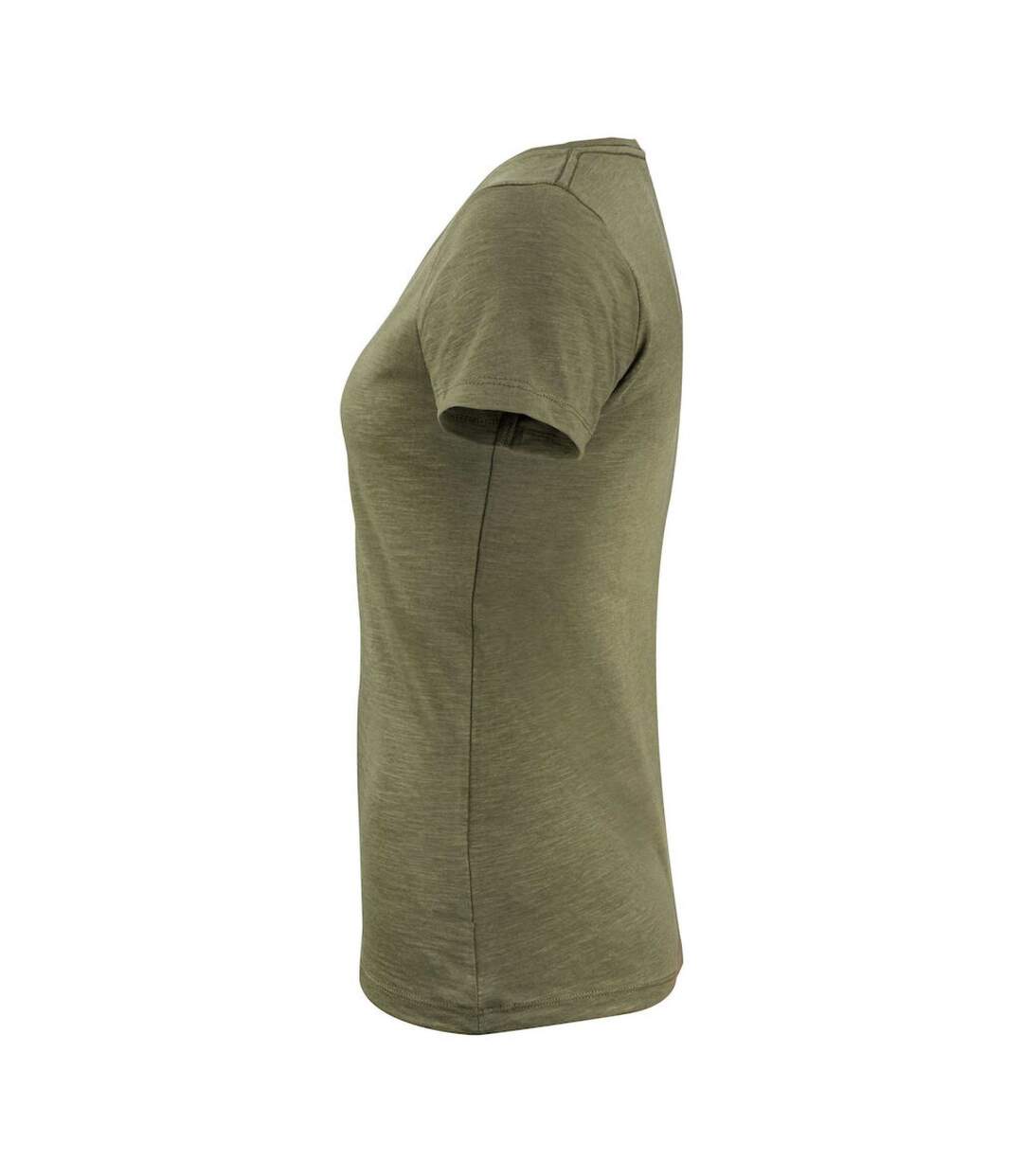 T-shirt Whailford Femme Vert Kaki Foncé James Harvest-3